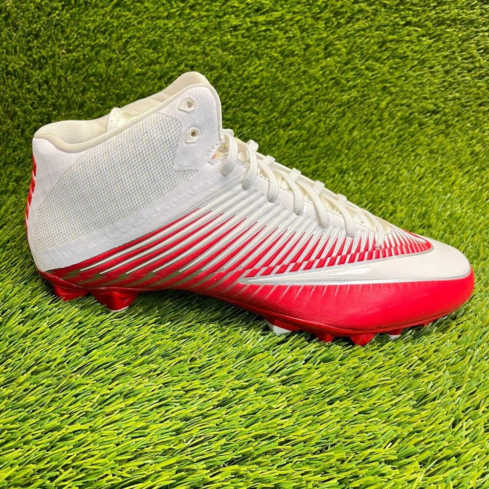 Nike‎ Vapor Speed 2 3/4 TD CF Mens Size 12.5 Red White Running Football Cleats